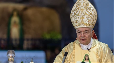 Cardenal Piacenza celebra los 70 au00f1os de la proclamaciu00f3n del dogma de la Asunciu00f3n de Maru00eda