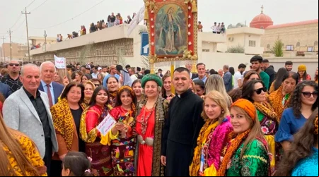 Tras au00f1os de persecuciu00f3n, mu00e1s de 25 mil cristianos celebran Semana Santa en Irak