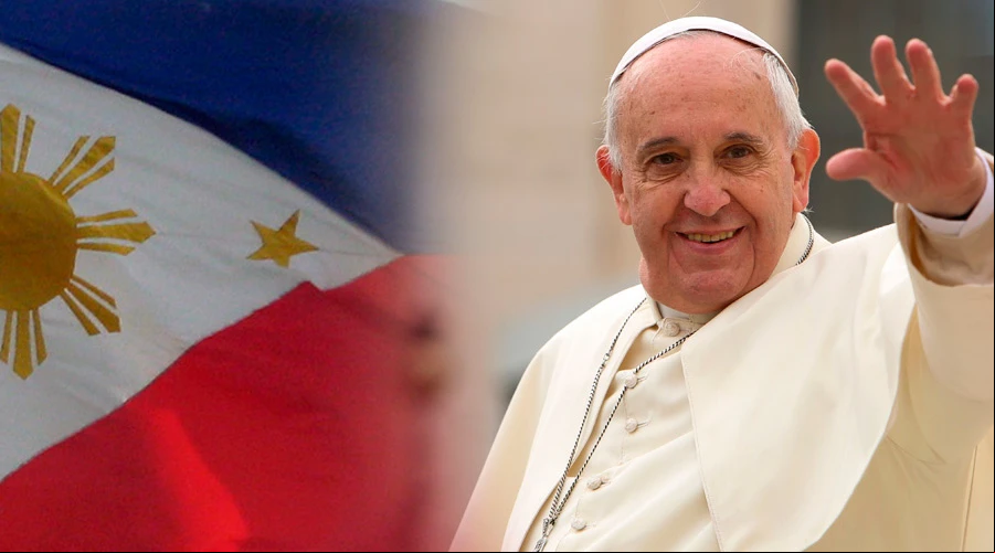Papa Francisco. Foto: Daniel Ibu00e1u00f1ez - ACI Prensa / Bandera de Filipinas. Foto: Wikipedia / Mike Gonzalez (CC-BY-SA-3.0)?w=200&h=150
