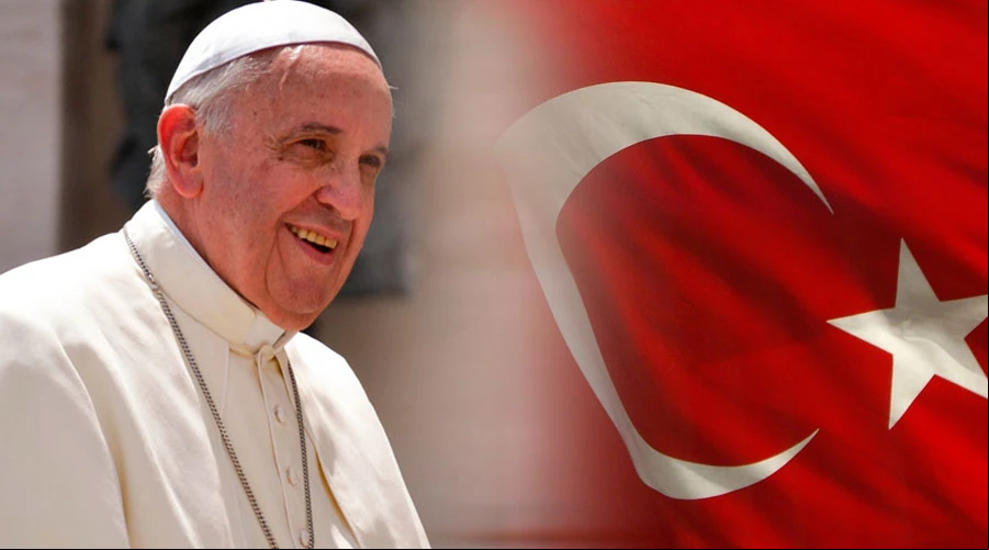 Papa Francisco. Foto: Daniel Ibu00e1u00f1ez - ACI Prensa / Bandera de Turquu00eda. Foto: Flickr Mentat Kibernes (CC-BY-NC-2.0)?w=200&h=150