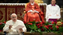 El Papa Francisco en la Misa de Pentecostu00e9s de 2022. Cru00e9dito: Vatican Media