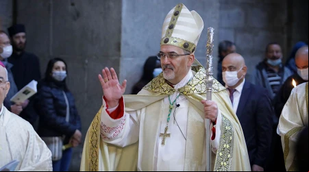 El mundo necesita una Iglesia que muestre el gozo pascual, afirma Patriarca en Tierra Santa