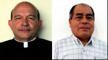 P. Carlos Curiel (izquierda) y P. Juan Gu00f3mez (derecha) / Cru00e9dito: Conferencia Episcopal Boliviana