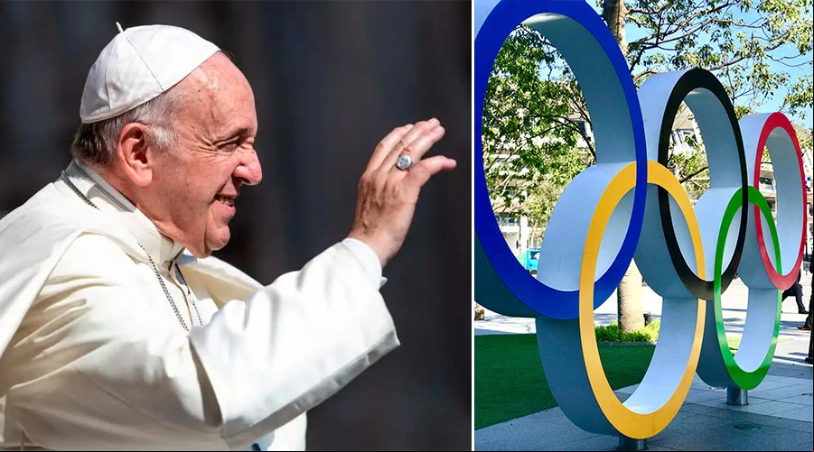 El Papa Francisco en el Vaticano / Su00edmbolos de las Olimpiadas - Cru00e9dito: Daniel Ibu00e1u00f1ez - ACI Prensa / Unsplash?w=200&h=150