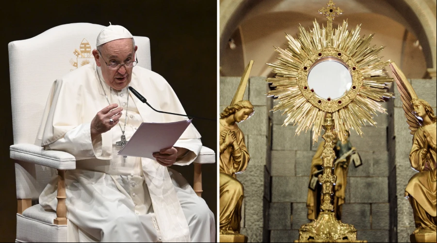 Papa Francisco. Cru00e9dito: Vatican Media. Santu00edsimo Sacramento. Cru00e9dito: Pexels.?w=200&h=150