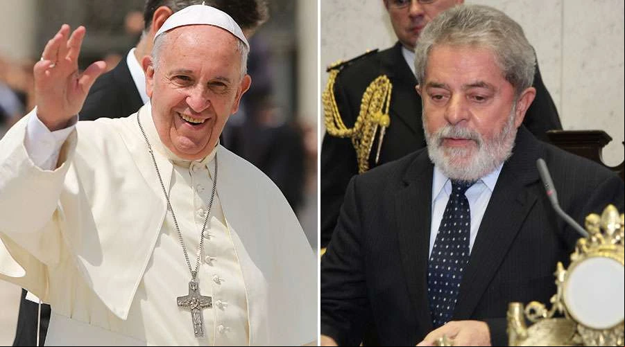Papa Francisco. Cru00e9dito: Daniel Ibu00e1u00f1ez - ACI Prensa. / Lula da Silva. Cru00e9dito: BCNChile (CC BY 2.0)?w=200&h=150