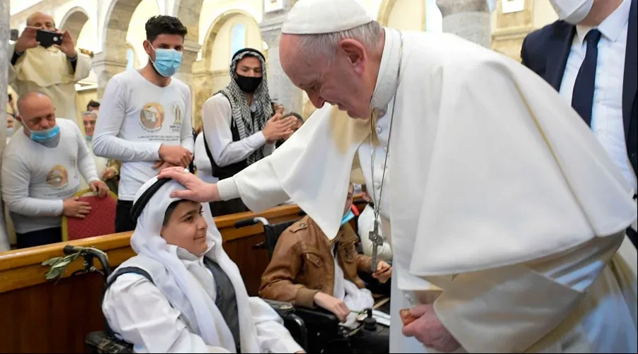El Papa Francisco en uno de los eventos en los que participu00f3 en Irak. Cru00e9dito: Vatican Media?w=200&h=150