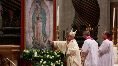 Papa Francisco celebraru00e1 Misa por la fiesta de la Virgen de Guadalupe