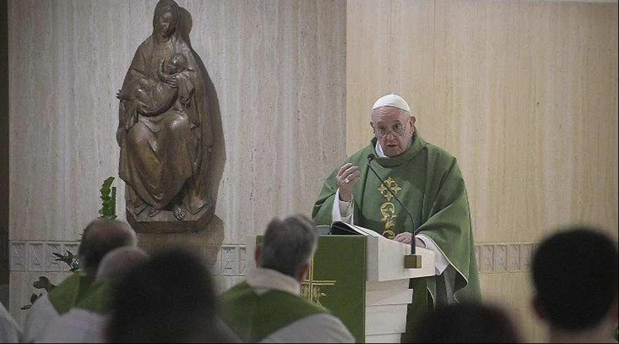 El Papa Francisco en la Misa de la Casa Santa Marta. Foto: Vatican Media ?w=200&h=150
