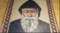 Imagen de San Charbel en la Saint Charbel Catholic Church en Las Vegas. Cru00e9dito: Walter Su00e1nchez Silva / ACI Prensa