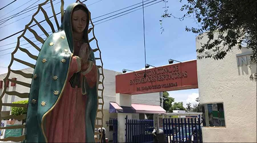 Imagen de la Virgen de Guadalupe que recorre hospitales que atienden enfermos de coronavirus COVID-19. Cru00e9dito: Uniu00f3n de Voluntades.?w=200&h=150