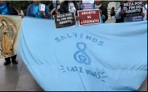 Manifestación por la vida en Ciudad de México
