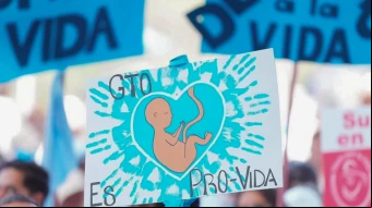 Manifestación por la vida en Guanajuato.