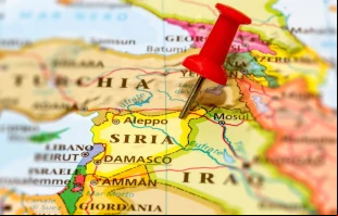 Mapa de Siria. Crédito: Wead / Shutterstock.