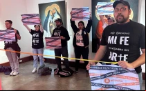 Clausura simbólica de la exposición la “Venida del Señor”.