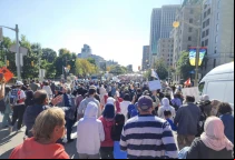 Marcha de padres de familia contra la ideología de género en Ottawa, Canadá.