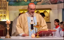 El Cardenal Pierbattista Pizzaballa en agosto de 2024 durante las celebraciones de la Asunción de la Virgen en Tierra Santa.