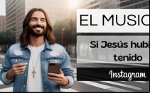 Detalle del cartel anunciador del musical "Si Jesús hubiera tenido Instagram".