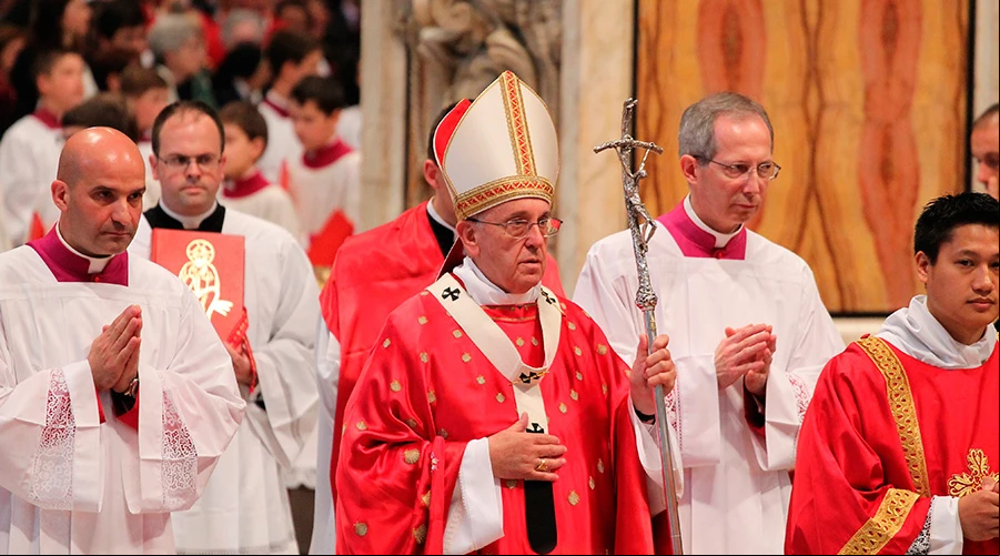 El Papa Francisco en la Misa de Pentecostu00e9s hoy en la Basu00edlica de San Pedro. Foto Petrik Bohumil / ACI Prensa?w=200&h=150