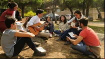 Grupo de ju00f3venes catu00f3licos. Cru00e9dito: Nicolu00e1s Nu00fau00f1ez LC / Cathopic