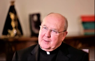Cardenal Kevin Farrell, 2 de mayo de 2017. Crédito: Lucía Ballester - ACI Prensa
