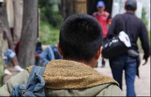 Migrantes en México. Crédito: Catholic Relief Services.