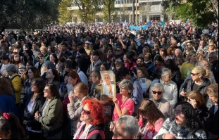 Misa por el Papa Francisco en Buenos Aires Crédito: Julieta Villar/EWTN News