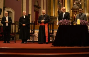 Oración por la Patria y los nuevos gobernantes en Uruguay Crédito: Iglesia Católica en Montevideo