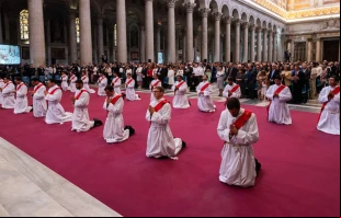 Ordenación de sacerdotes en Roma. Crédito: Legionarios de Cristo