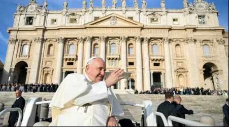 Imagen referencial del Papa Francisco durante una Audiencia General
