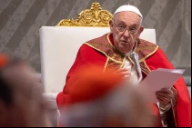 El Papa Francisco en la la homilía de la Misa de Pentecostés, 19 de mayo de 2024.