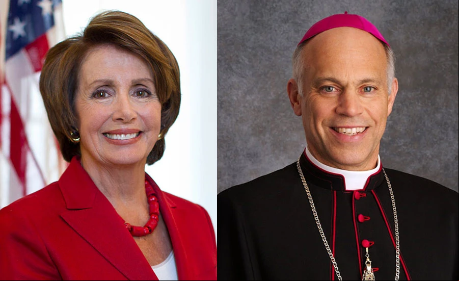 Nancy Pelosi (Foto Wikipedia) / Mons. Salvatore Cordileone?w=200&h=150