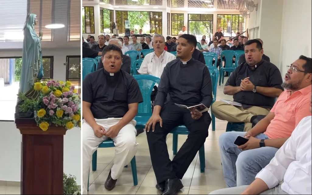 Sacerdote de Nicaragua le cantan a la Purísima.?w=200&h=150