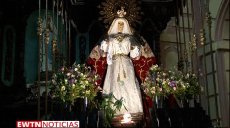 Una de las imágenes de la Semana Santa de Lima 2025