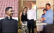 Ángel Gabriel Castro / Diana Osuna con su esposo / P. Roberto Van Troi Ramírez Garza