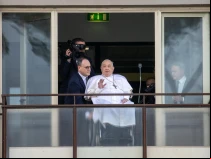 El Papa, en el Gemelli justo antes de recibir el alta médica